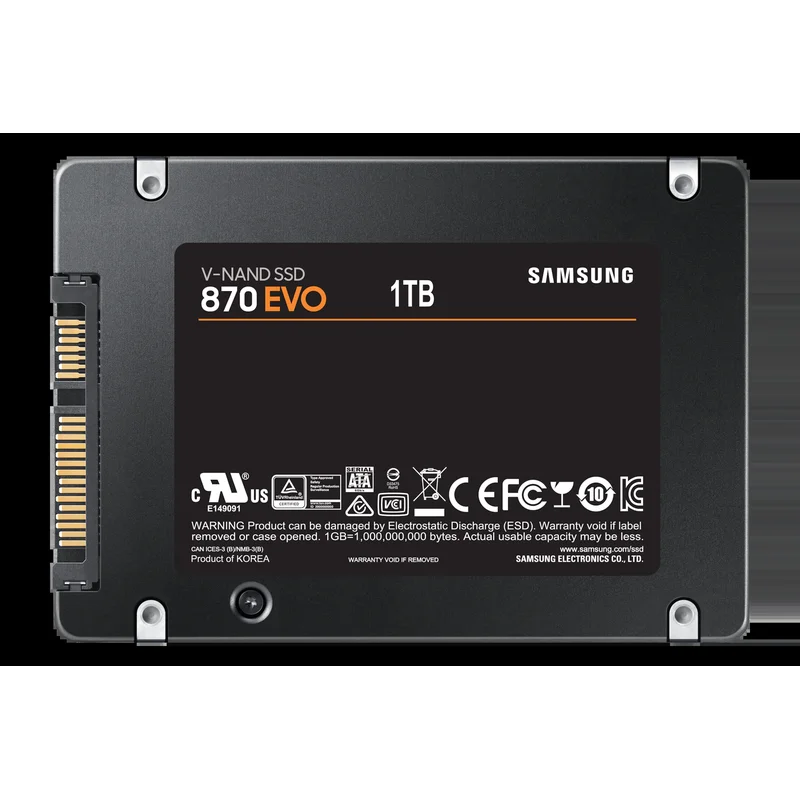 Samsung 870 EVO 1TB 2.5" SATA SSD - Thumbnail 6