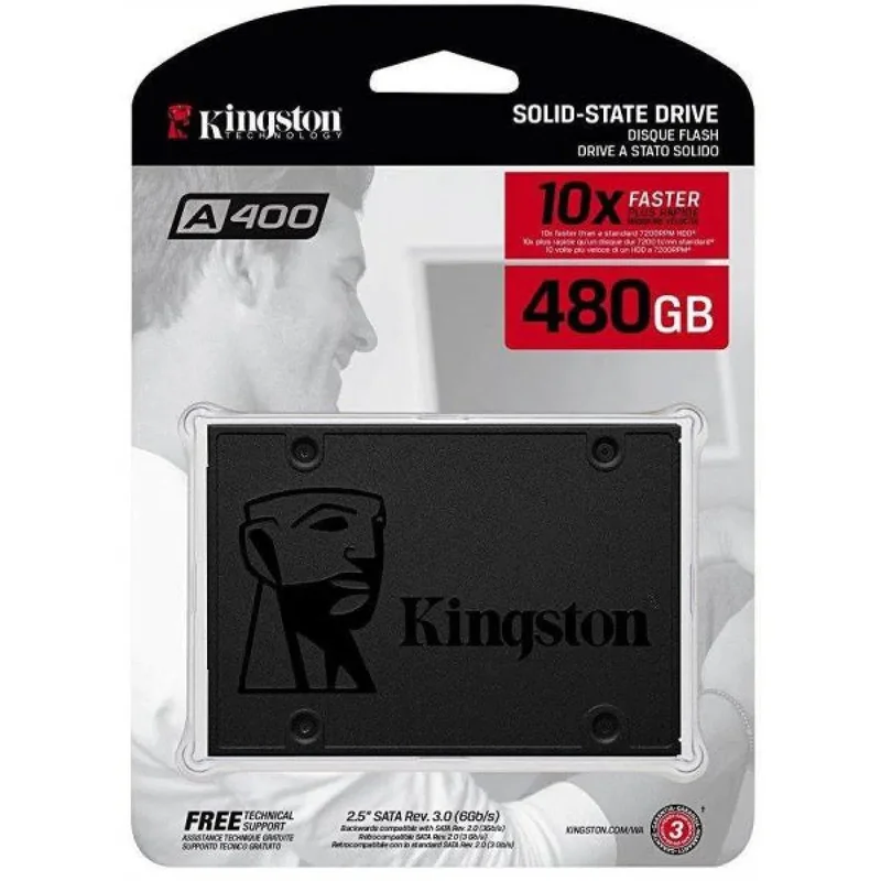 Kingston A400 480GB 2.5" SATA SSD
