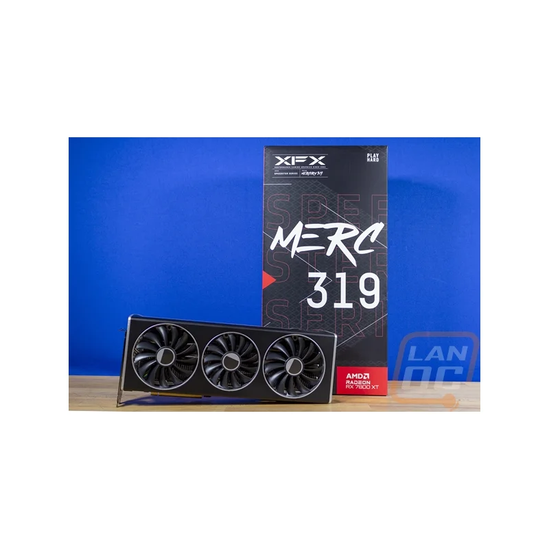 XFX Speedster MERC319 Radeon RX 7800 XT Black 16GB - Thumbnail 2